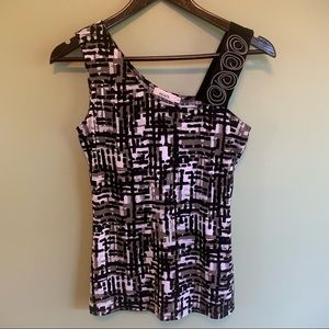 Zipper Rose, Patterned Top, Small